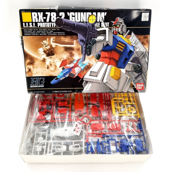Bandai Namco Other - Gundam RX-78-2 E.F.S.F Prototype Close Combat Mobile Suit Bandai New Open Box